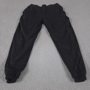 Athleta Brooklyn Camo Lined Jogger Womens 10 Black Pants Drawstring Athletic Gym